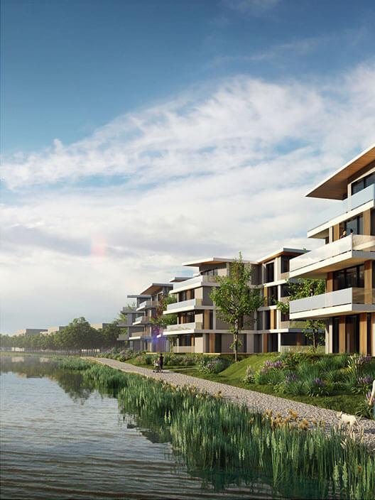 zöld lakópark Buda