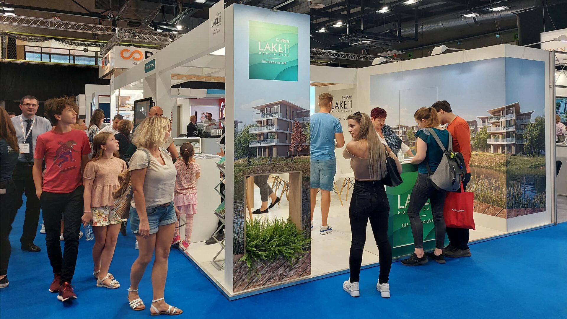 lakáskiállitás Lake11 zöld lakópark